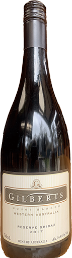 Gilberts Reserve Shiraz 2021 Mount Barker